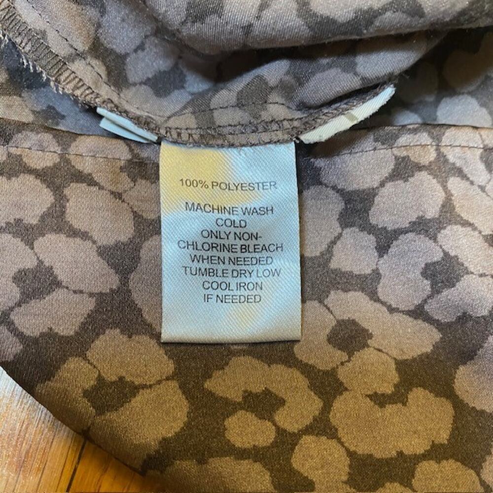 Ann Taylor LOFT Womens Size Small Cami Sleeveless Mauve & Taupe Top Shirt - Picture 8 of 9